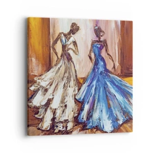 Obraz na płótnie - Wdzięczny duet - 40x40 cm