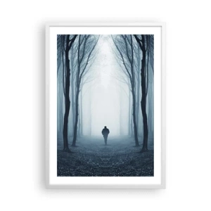 Plakat w białej ramie - I wszystko proste i jasne - 50x70 cm