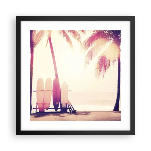 Plakat w czarnej ramie - To będzie wspaniały dzień - 40x40 cm