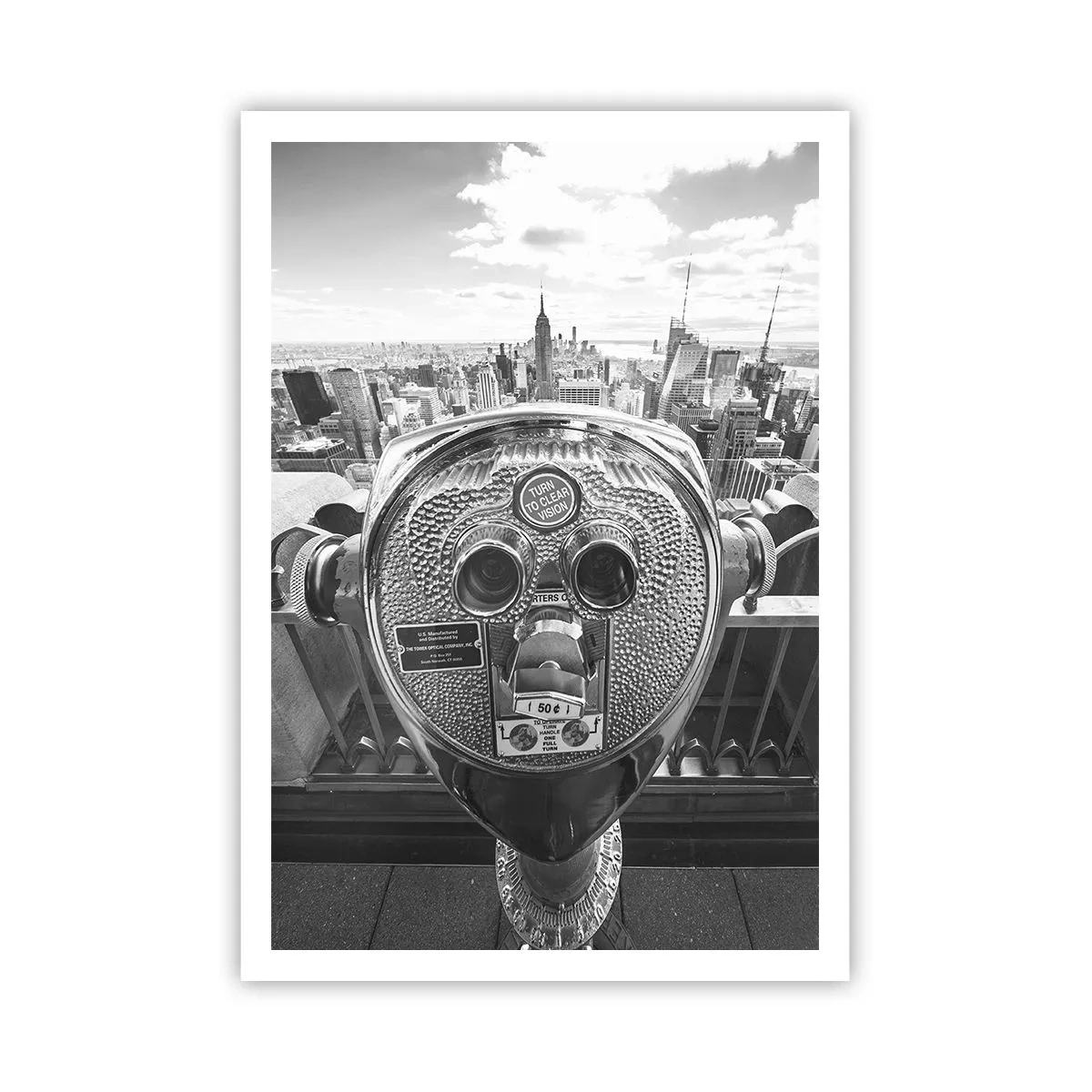 Plakat - Miasto nad miastami - 70x100 cm