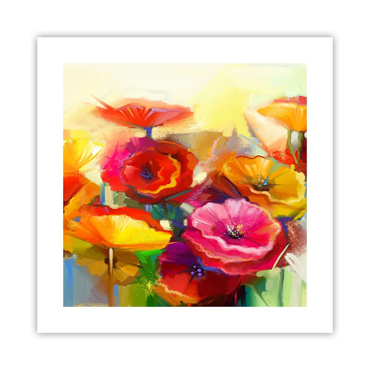 Plakat - Nie tylko czerwone - 40x40 cm