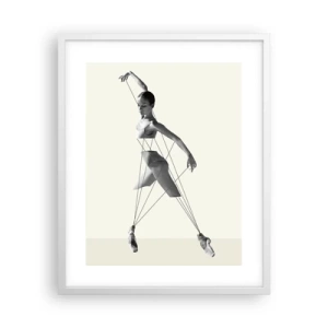 Plakat w białej ramie - W teatrze świata - 40x50 cm