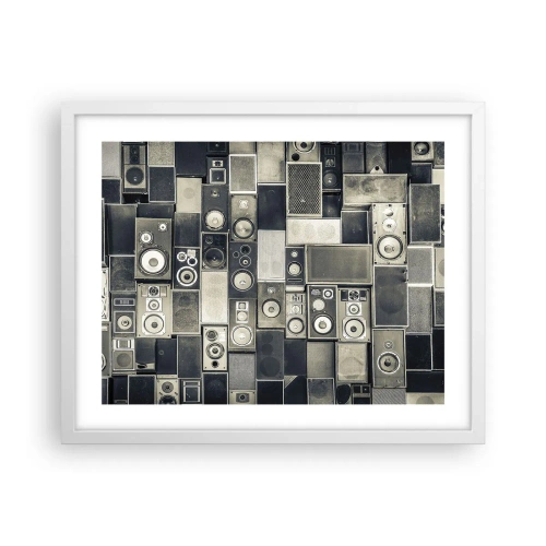 Plakat w białej ramie - I wszystko gra - 50x40 cm