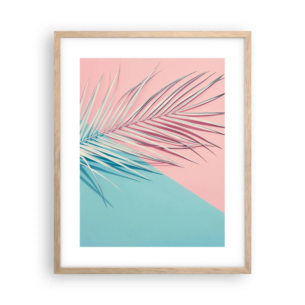 Plakat w ramie jasny dąb - Tropikalna impresja - 40x50 cm
