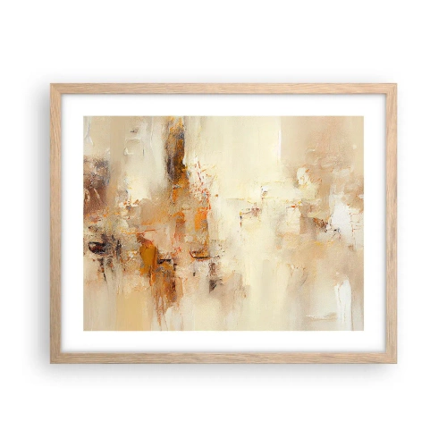 Plakat w ramie jasny dąb - Dusza bursztynu - 50x40 cm