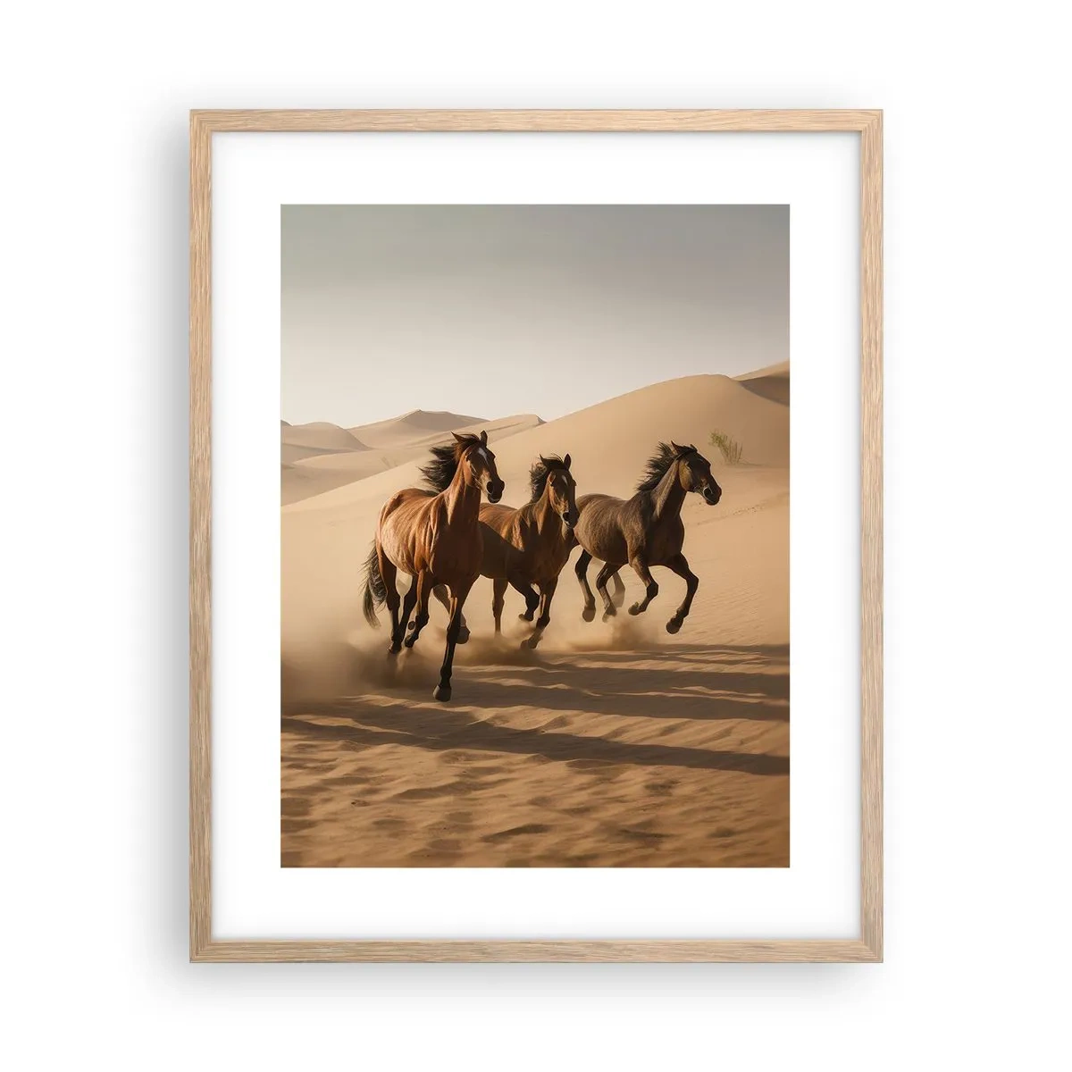 Plakat w ramie jasny dąb - Wolne jak wiatr - 40x50 cm