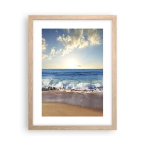 Plakat w ramie jasny dąb - Ruch i bezruch zarazem - 30x40 cm