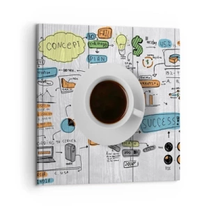 Obraz na płótnie - Czas na przerwę - 60x60 cm