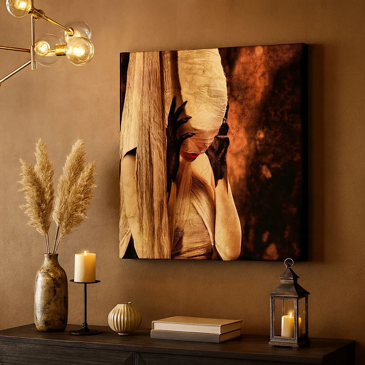 Obraz na płótnie - Między dobrem a złem - 30x30 cm