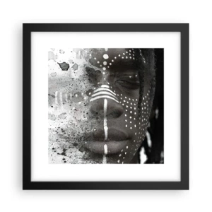 Plakat w czarnej ramie - Odkryj pierwotnego ducha - 30x30 cm