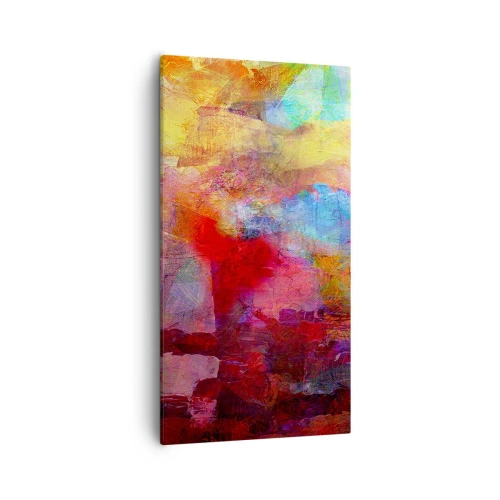 Obraz na płótnie - Zajrzeć do środka tęczy - 55x100 cm