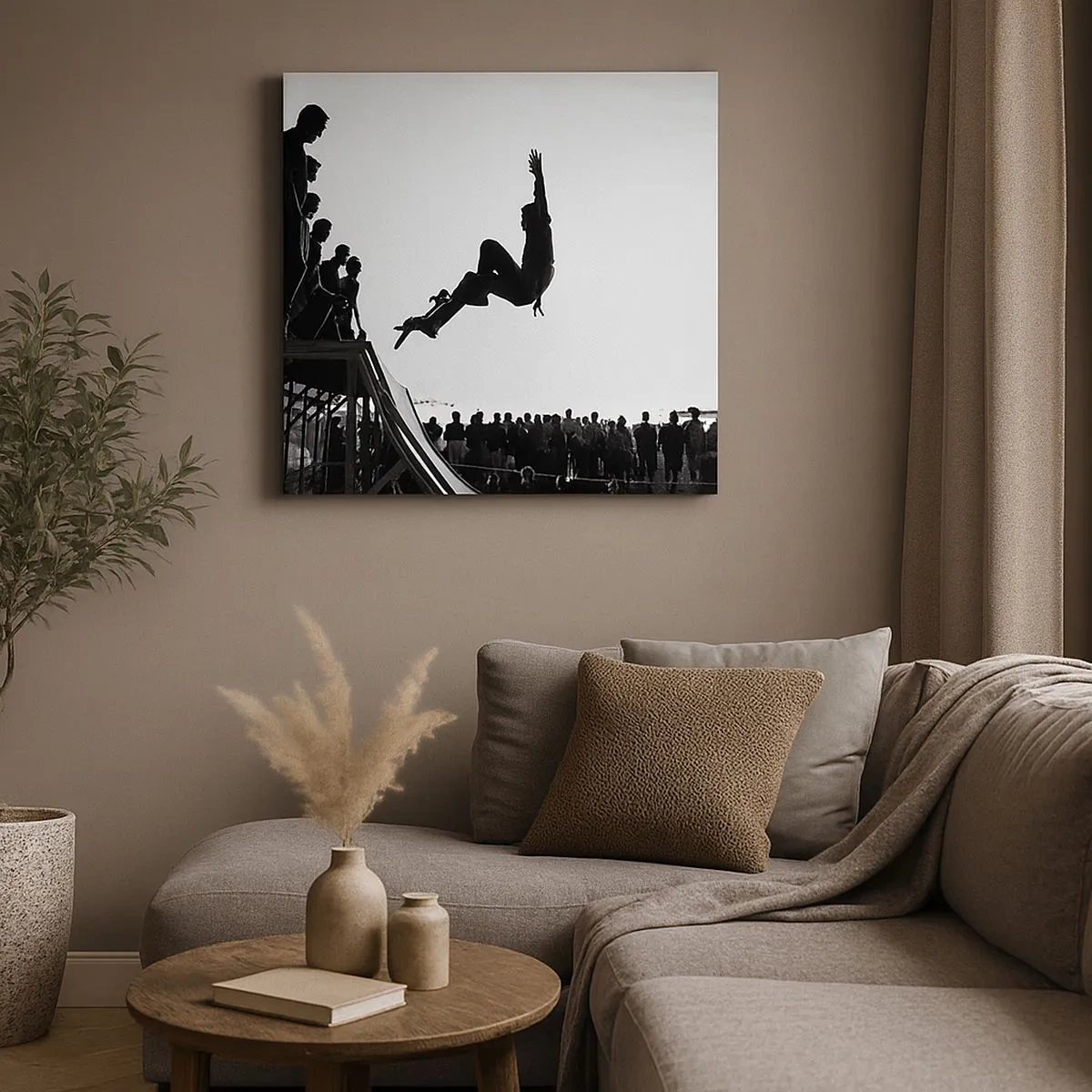 Obraz na płótnie - Bohaterowie i widzowie - 30x30 cm