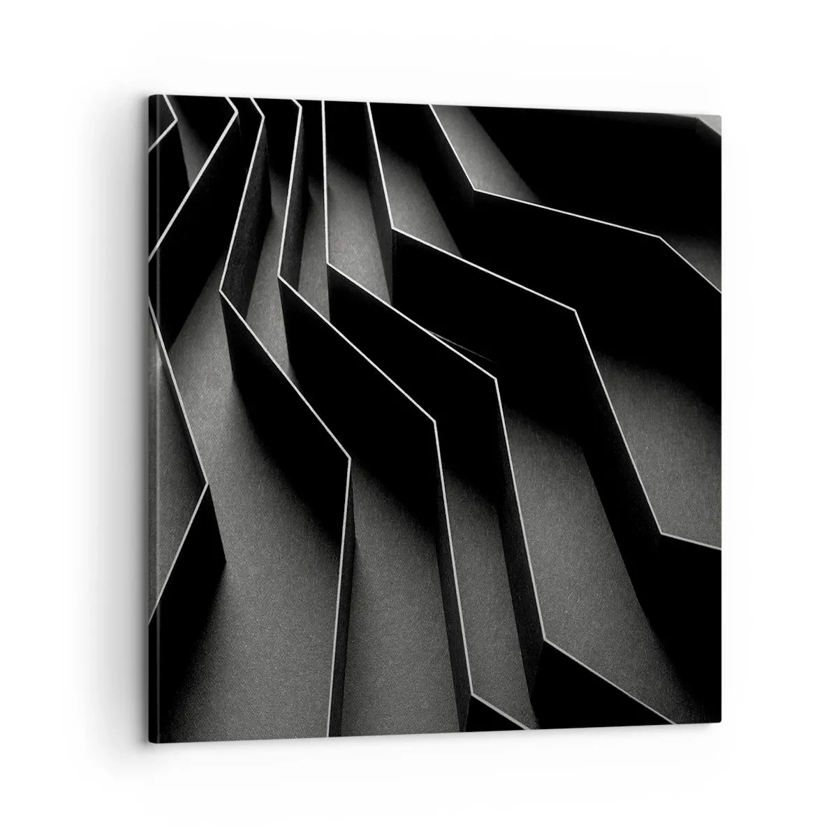 Obraz na płótnie - Przestrzenny porządek - 60x60 cm