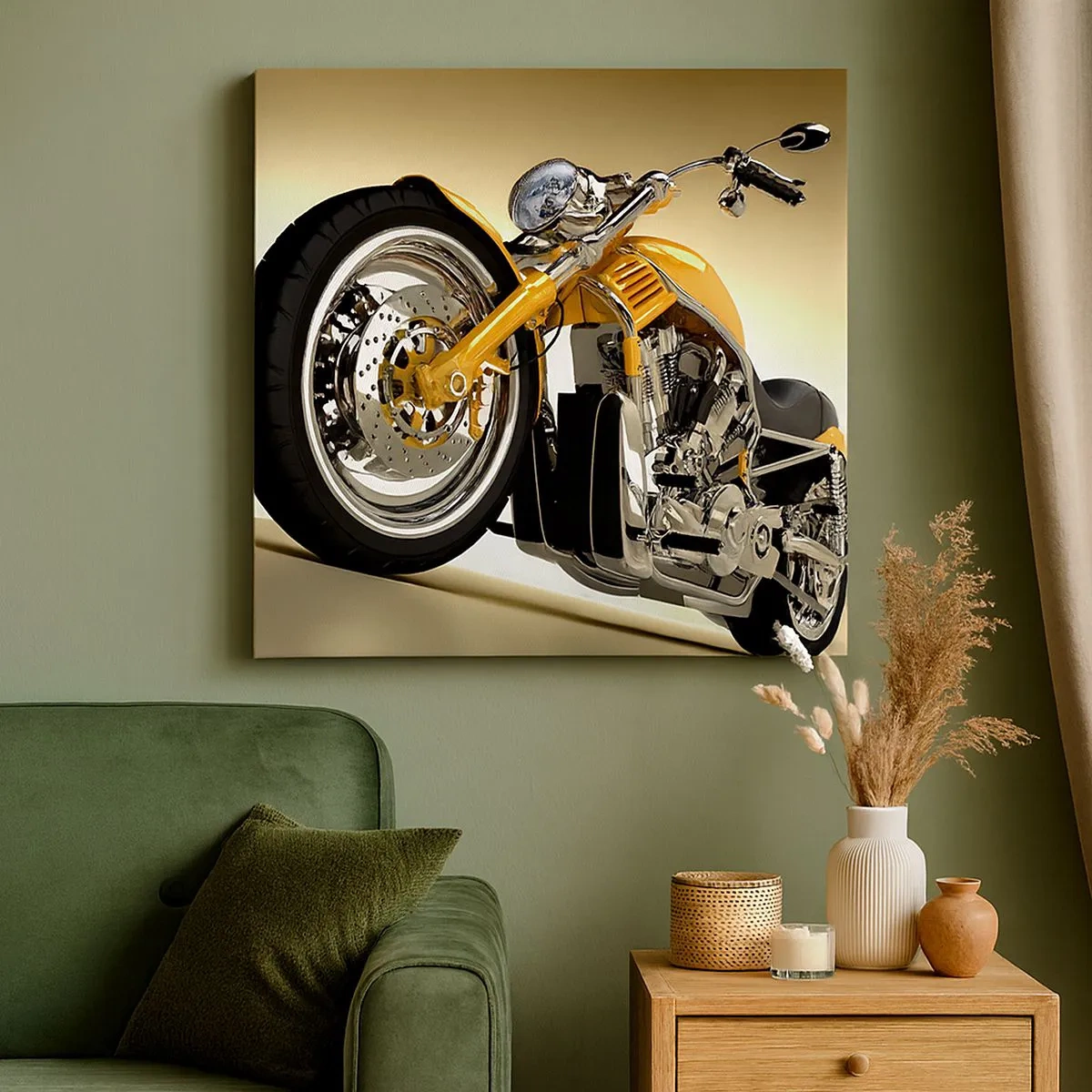 Obraz na płótnie - Marzenie o sile i prędkości - 30x30 cm