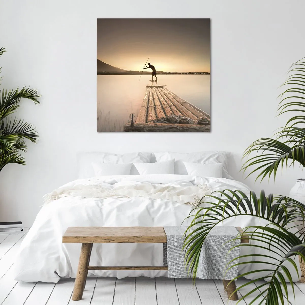 Obraz na płótnie - Przed spoczynkiem - 40x40 cm