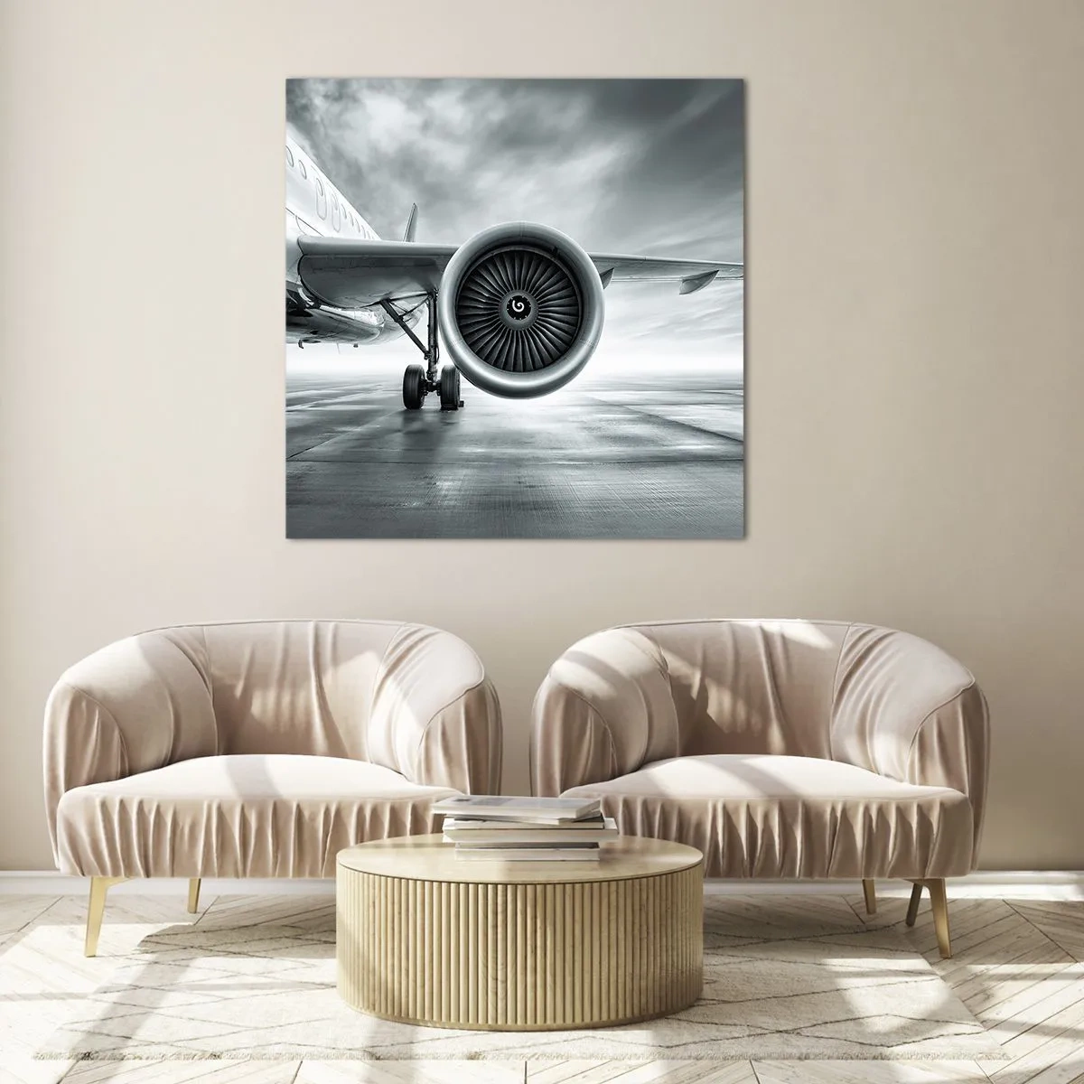 Obraz na szkle - Jest moc! - 60x60 cm