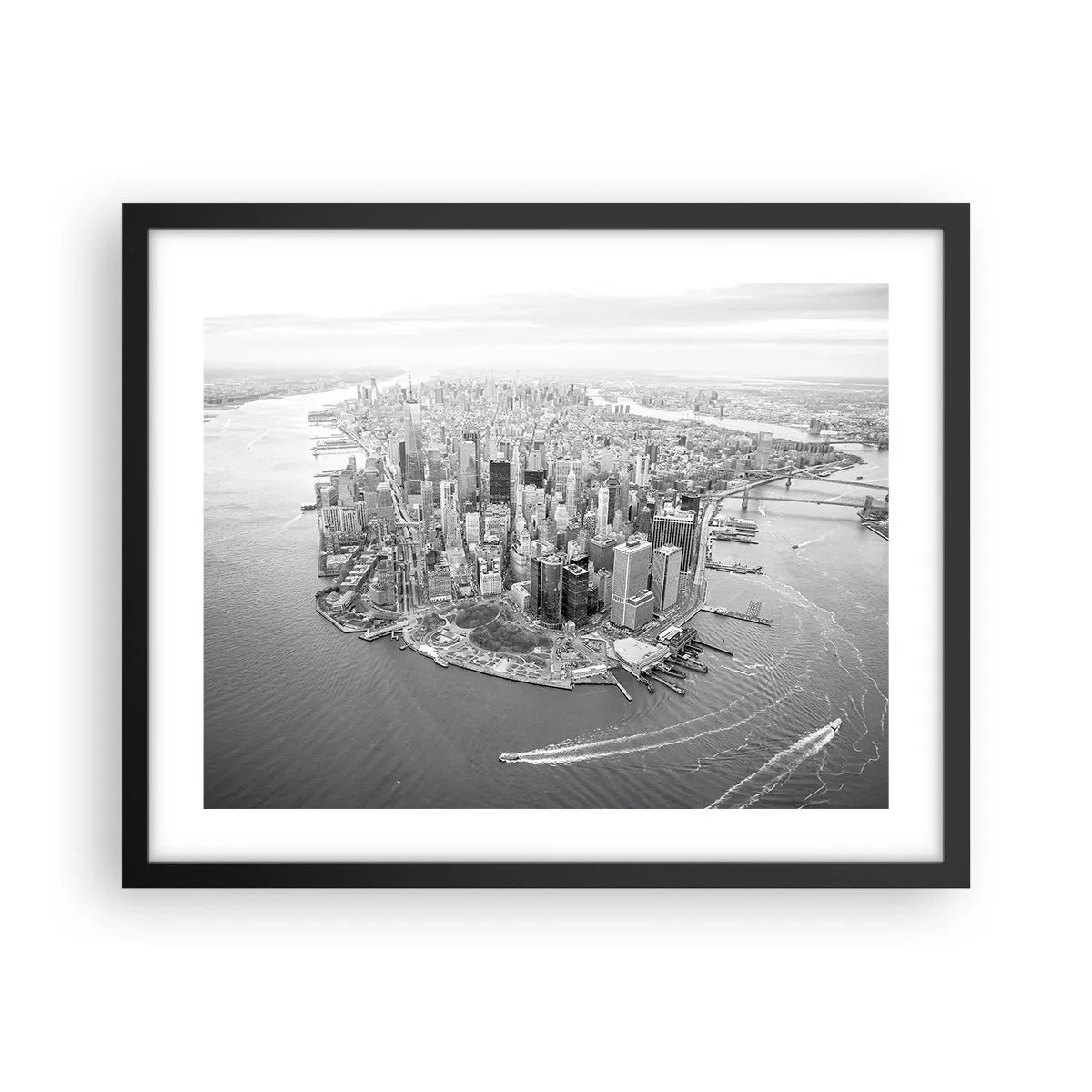 Plakat w czarnej ramie - Jak nie pokochać? - 50x40 cm