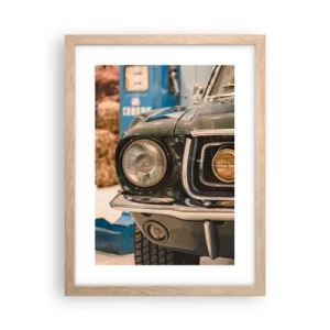 Plakat w ramie jasny dąb - Spotkanie z legendą - 30x40 cm