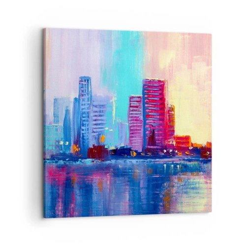 Obraz na płótnie - Skąpane w barwach - 50x50 cm