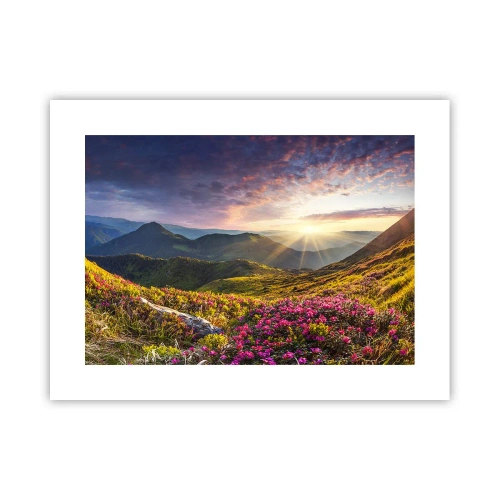 Plakat - Świeżość górskiego poranka - 40x30 cm