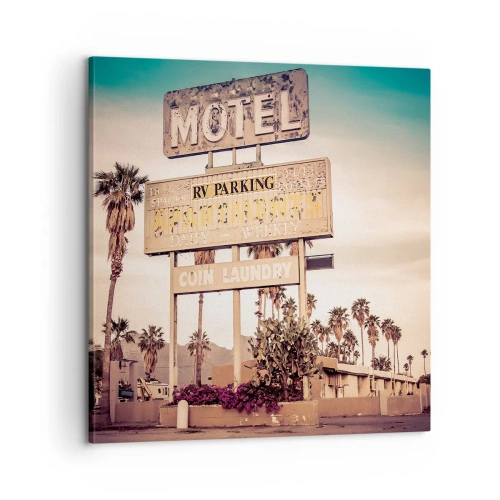 Obraz na płótnie - Tu czas się zatrzymał - 60x60 cm