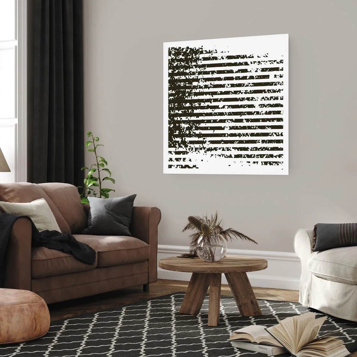 Plakat - Rytm i szum - 40x40 cm