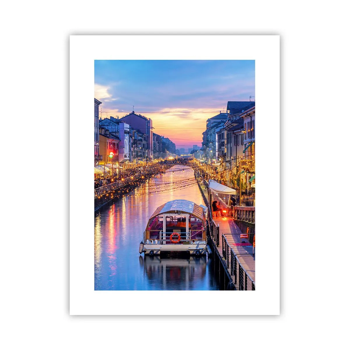 Plakat - Wieczór światła i zabawy - 30x40 cm