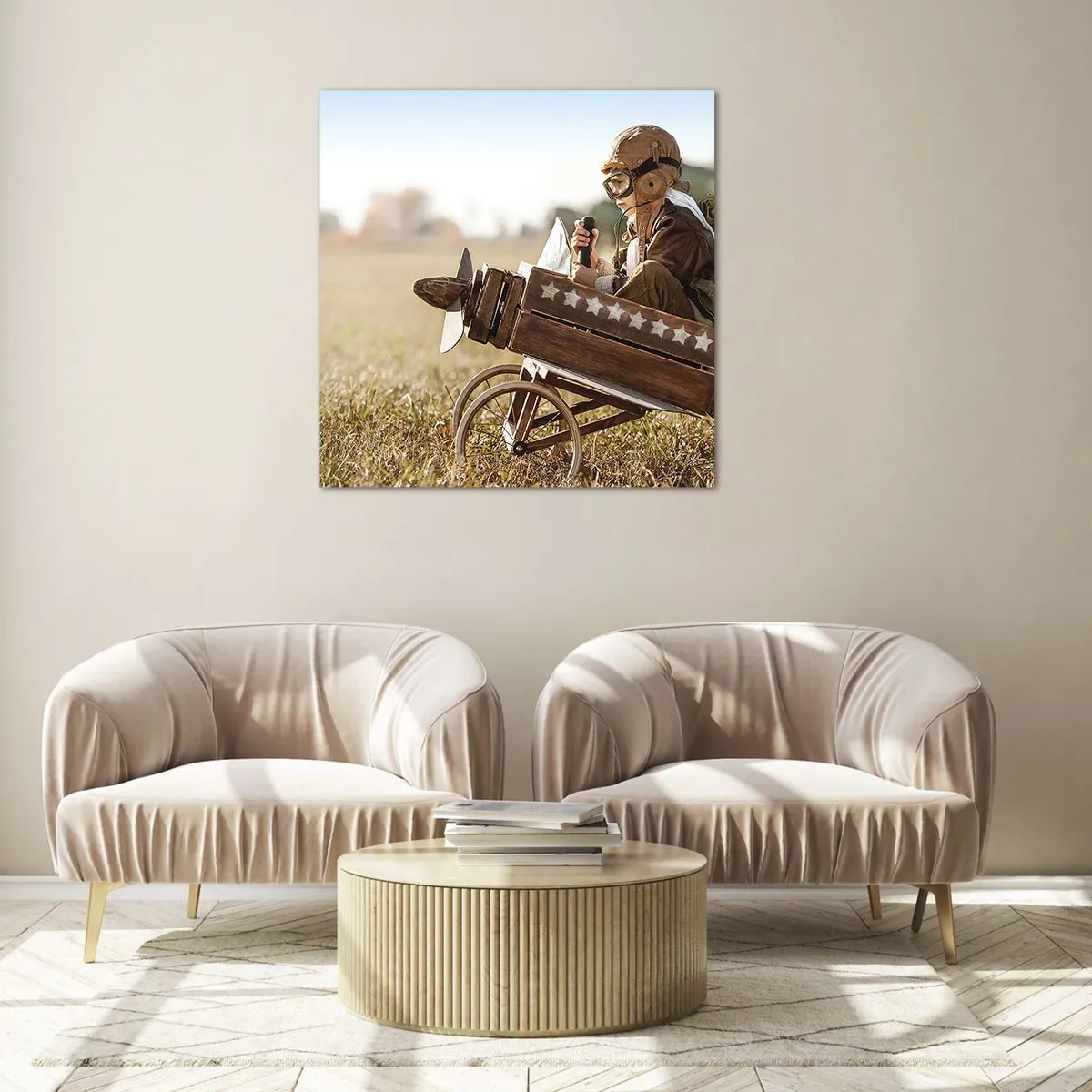 Obraz na szkle - Start ku marzeniu - 70x70 cm