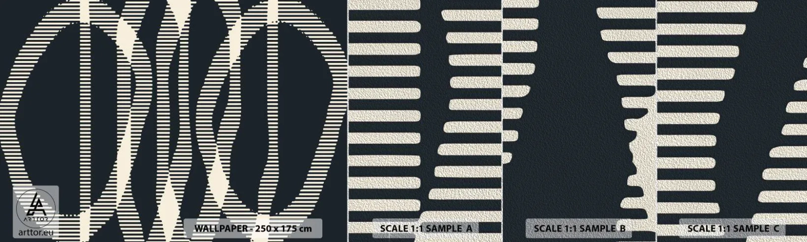 Fototapeta Próbka Premium Sand - Próba przełamania ciemności - Abstrakcja, Sztuka, Nowoczesny Wzór - 100x30 cm