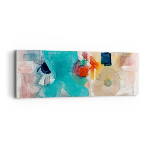 Obraz na płótnie - Kolorowa gra - 90x30 cm