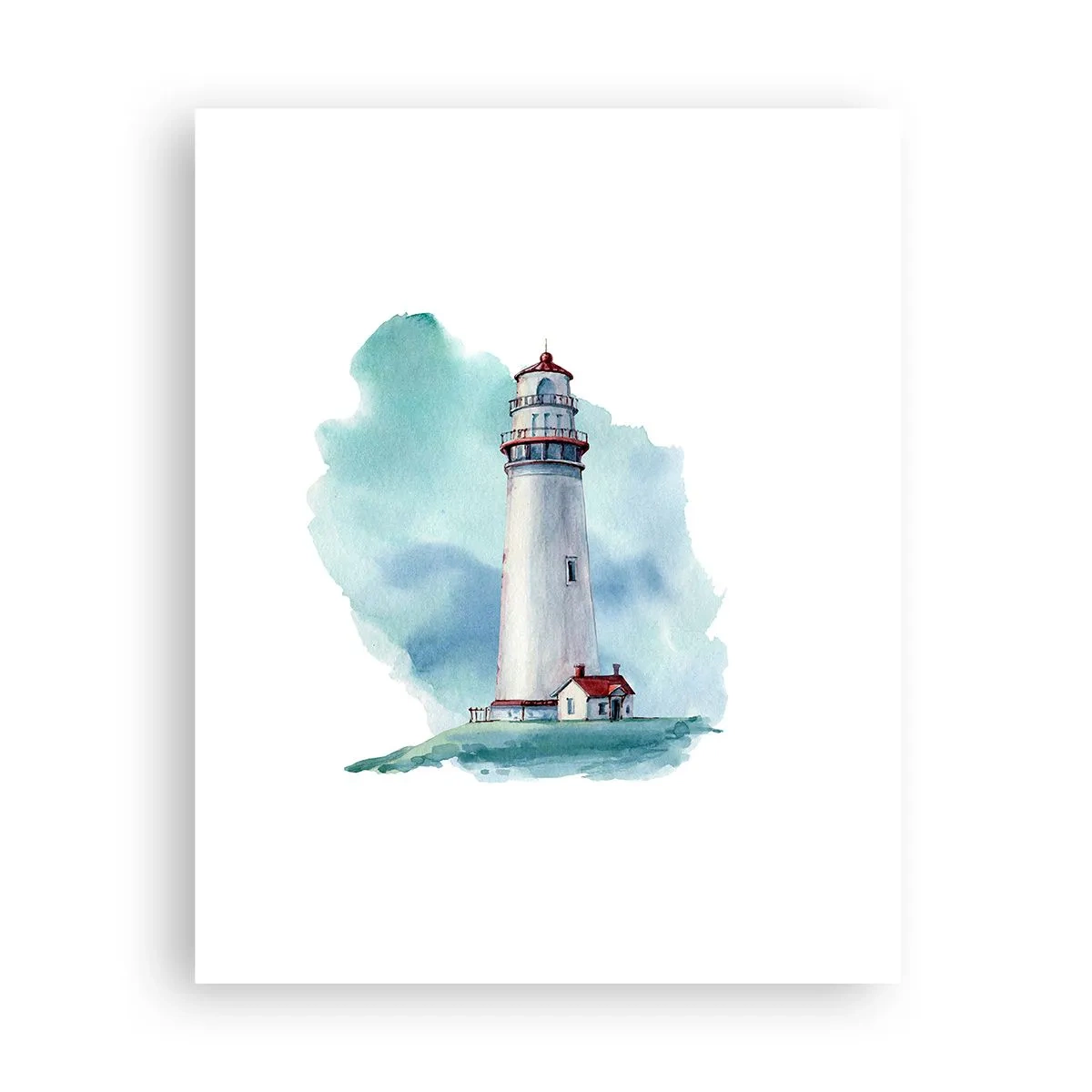 Plakat - Łagodna siostra błękitu - 40x50 cm