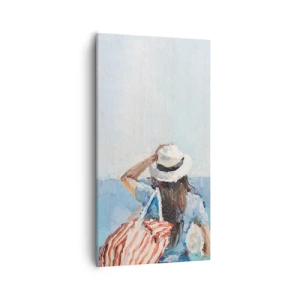 Obraz na płótnie - Witaj na wakacjach - 55x100 cm