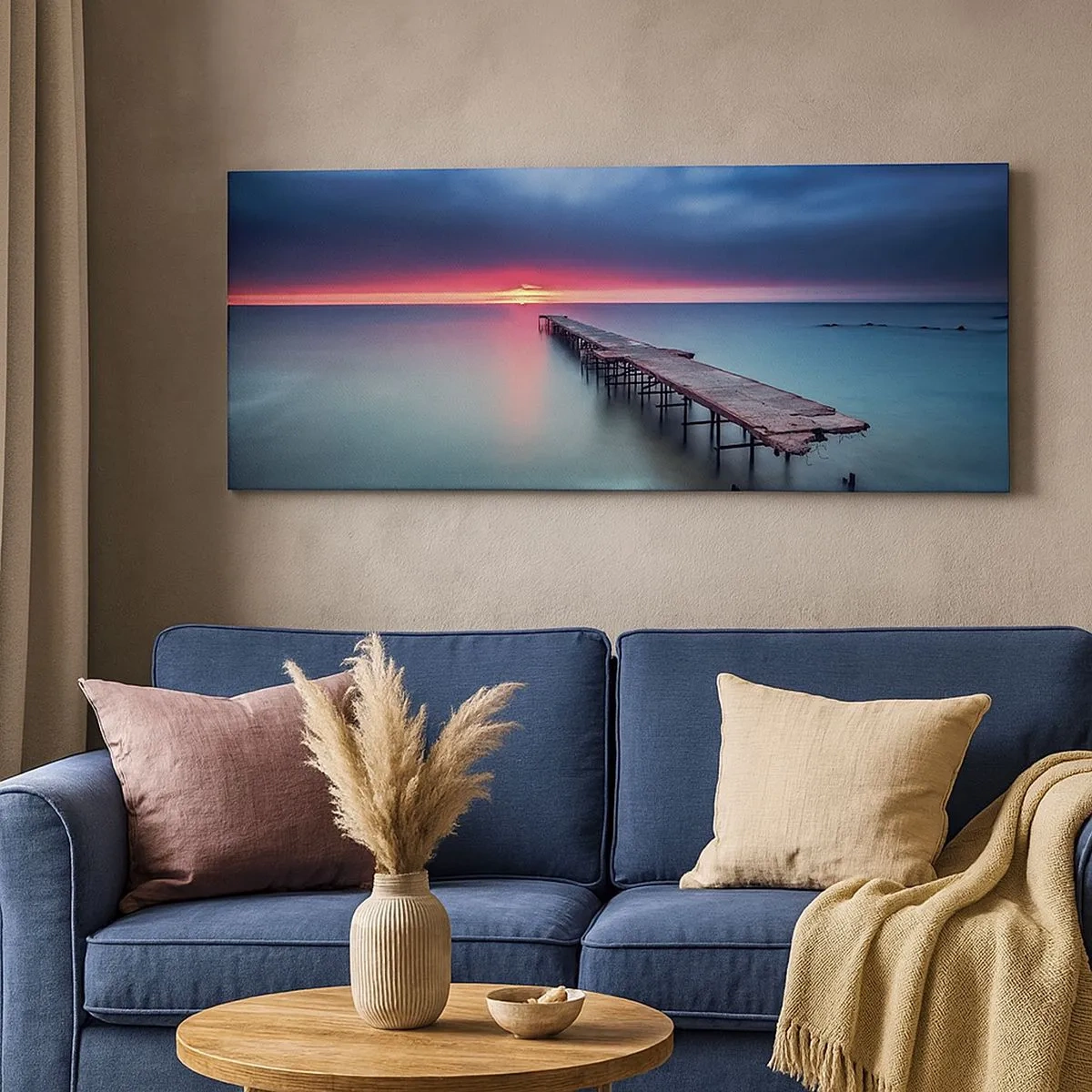 Obraz na płótnie - Między niebem a ziemią - 100x40 cm