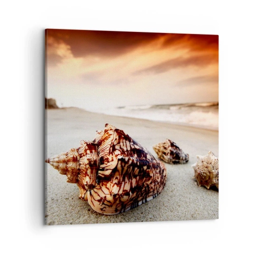 Obraz na płótnie - Wygnanki fal - 50x50 cm