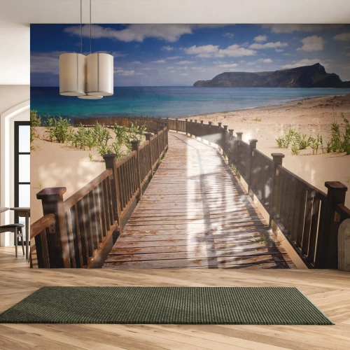 Fototapeta Samoprzylepna Deluxe Sticker - Zabierz mnie na wyspy szczęśliwe - Krajobraz, Plaża, Madera - 200x140 cm