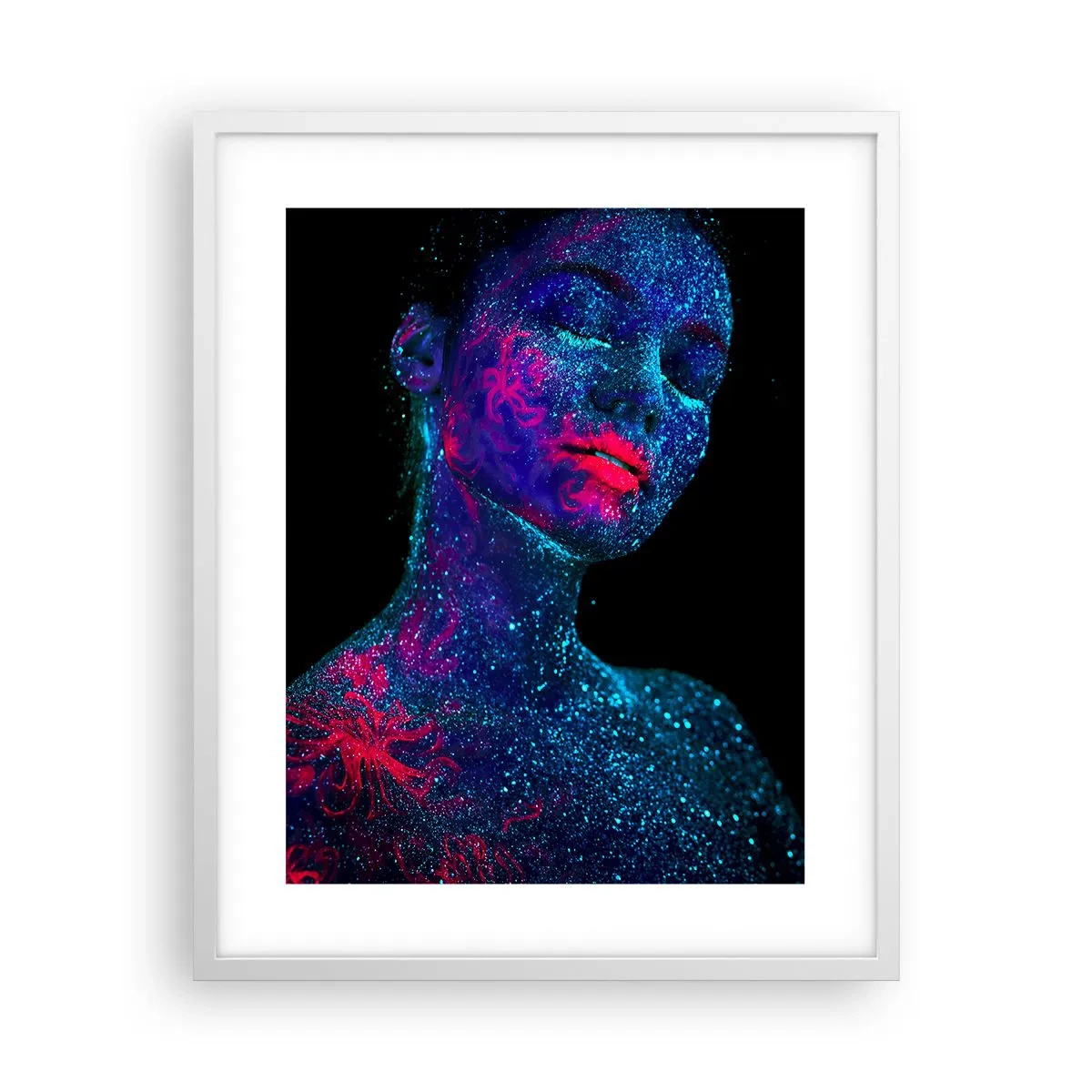 Plakat w białej ramie - W gwiezdnym pyle - 40x50 cm
