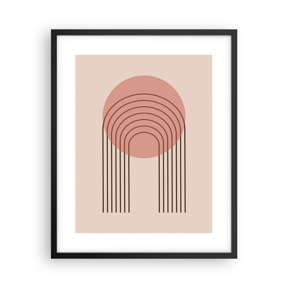 Plakat w czarnej ramie - Nieodparte przyciąganie - 40x50 cm