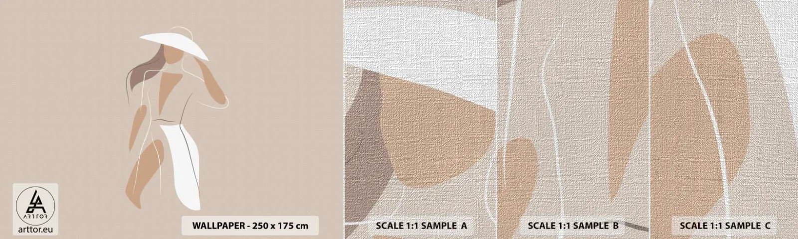 Fototapeta Próbka Premium Canvas - Moda to zabawa - Kobieta, Grafika, Moda - 100x30 cm