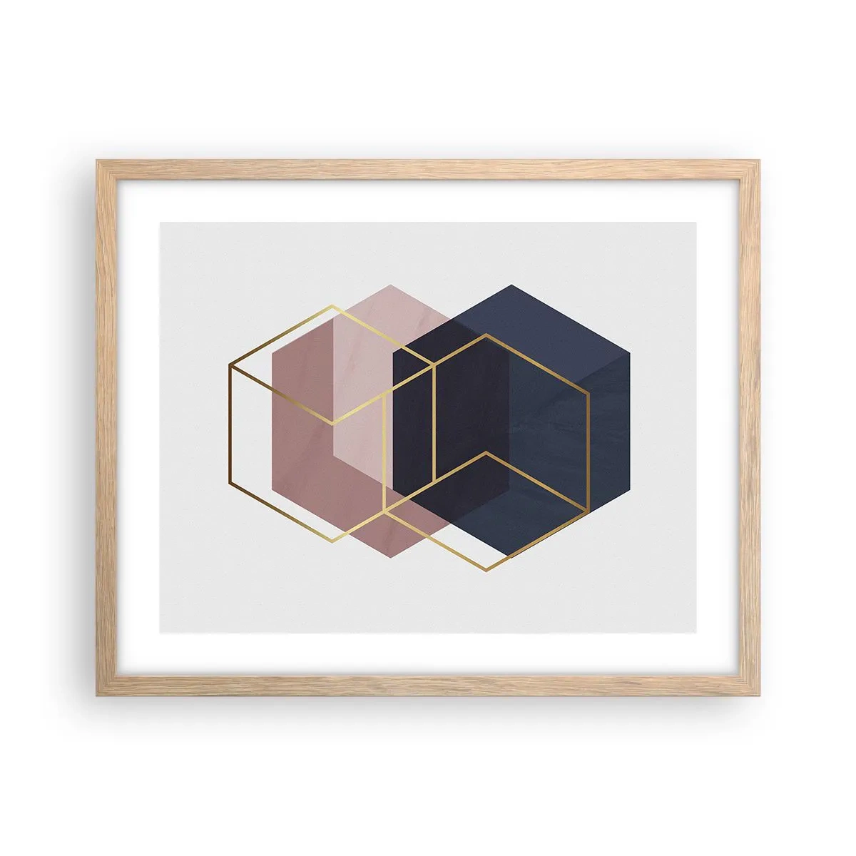 Plakat w ramie jasny dąb - Siła prostoty - 50x40 cm