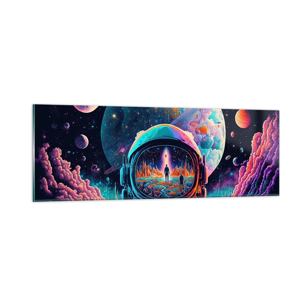 Obraz na szkle - Filozofom się nie śniło - 90x30 cm