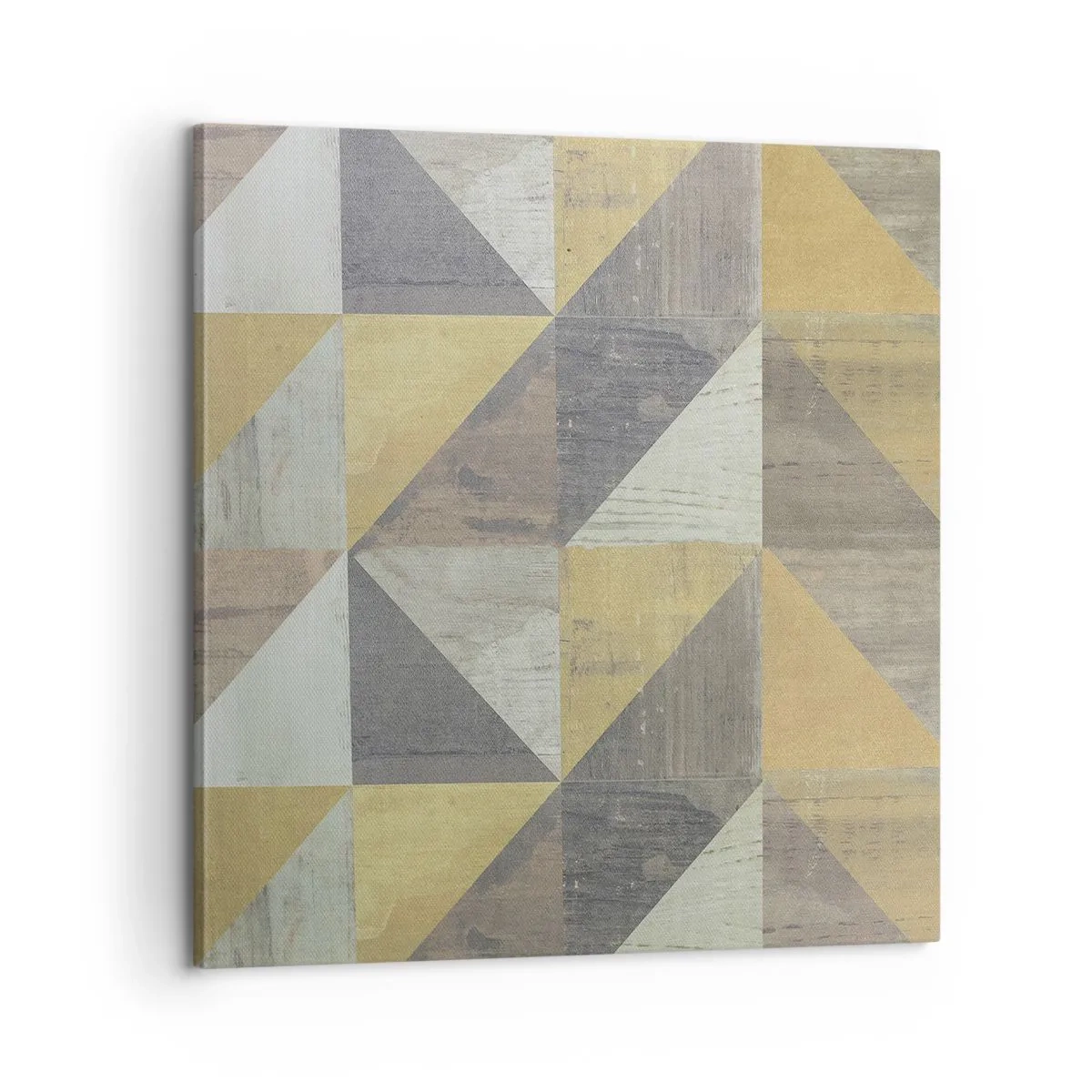 Obraz na płótnie - Pod kątem trójkąta - 60x60 cm