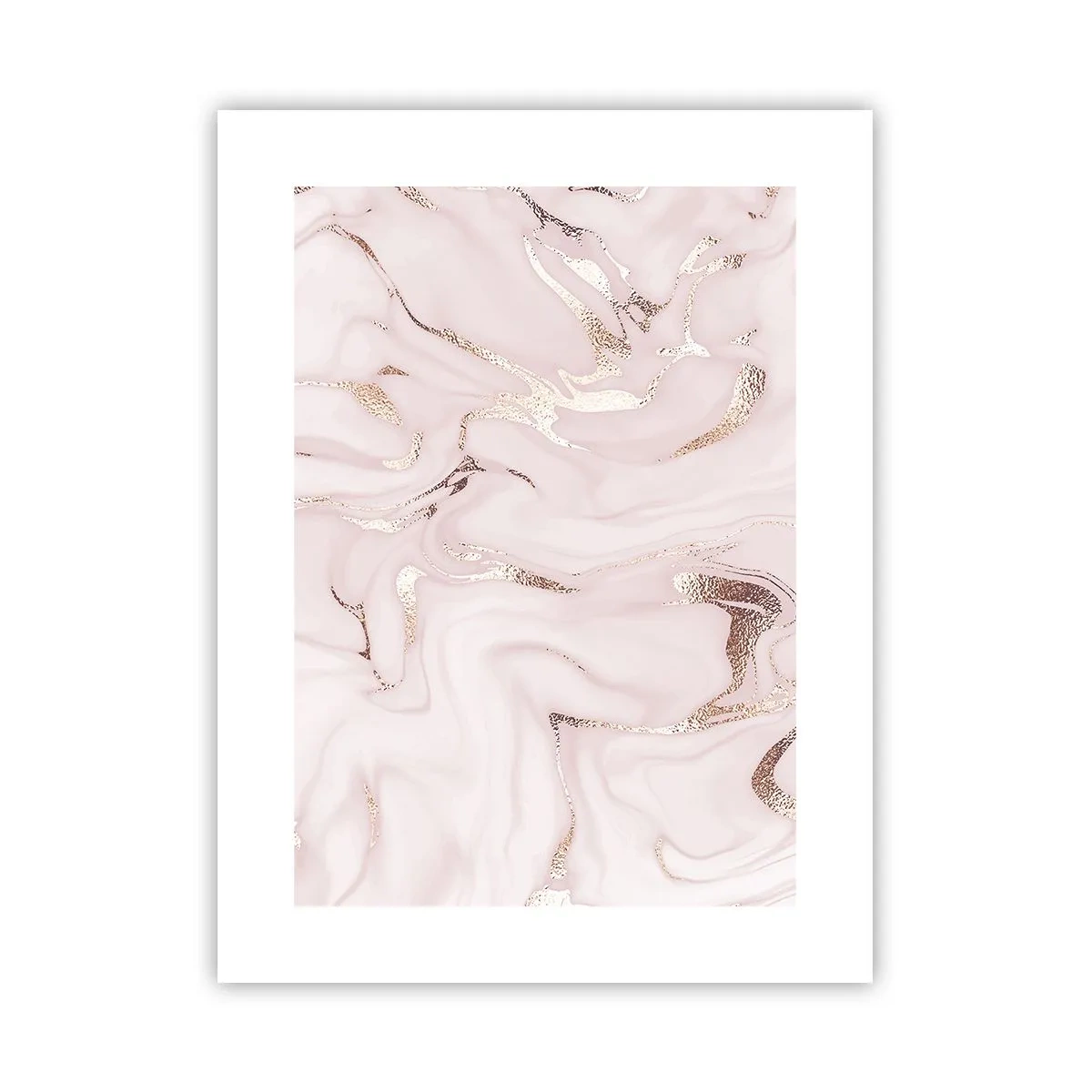 Plakat - W różowym szale - 30x40 cm