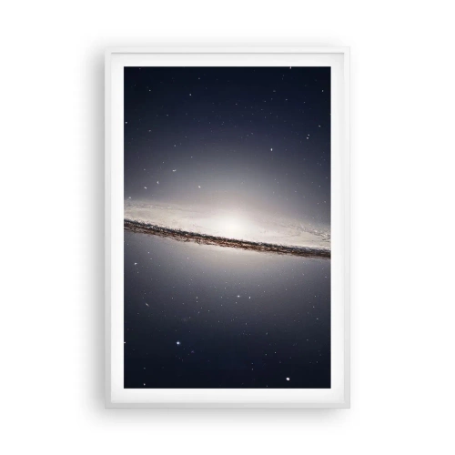 Plakat w białej ramie - Dawno temu w odległej galaktyce… - 61x91 cm