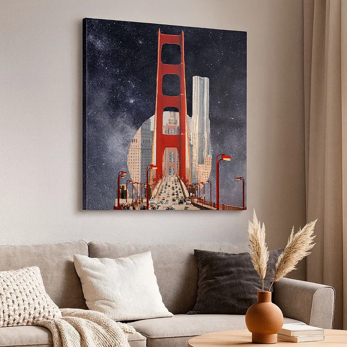 Obraz na płótnie - Zawsze w centrum - 30x30 cm