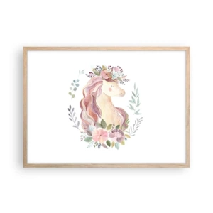 Plakat w ramie jasny dąb - Zaproszenie do świata baśni - 70x50 cm