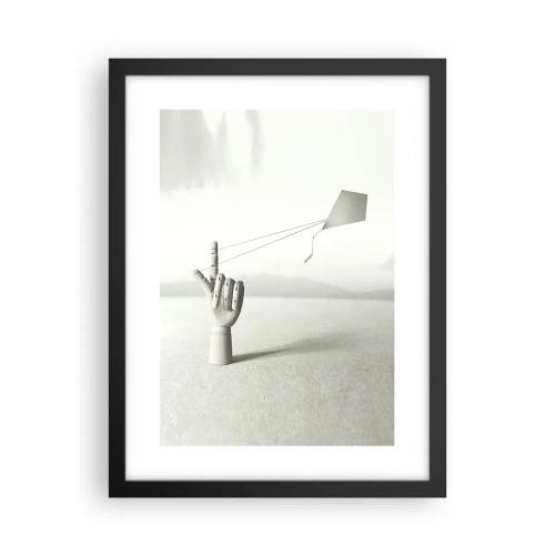 Plakat w czarnej ramie - Próba sił - 30x40 cm