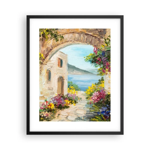 Plakat w czarnej ramie - Urok nadmorskiej prowincji - 40x50 cm