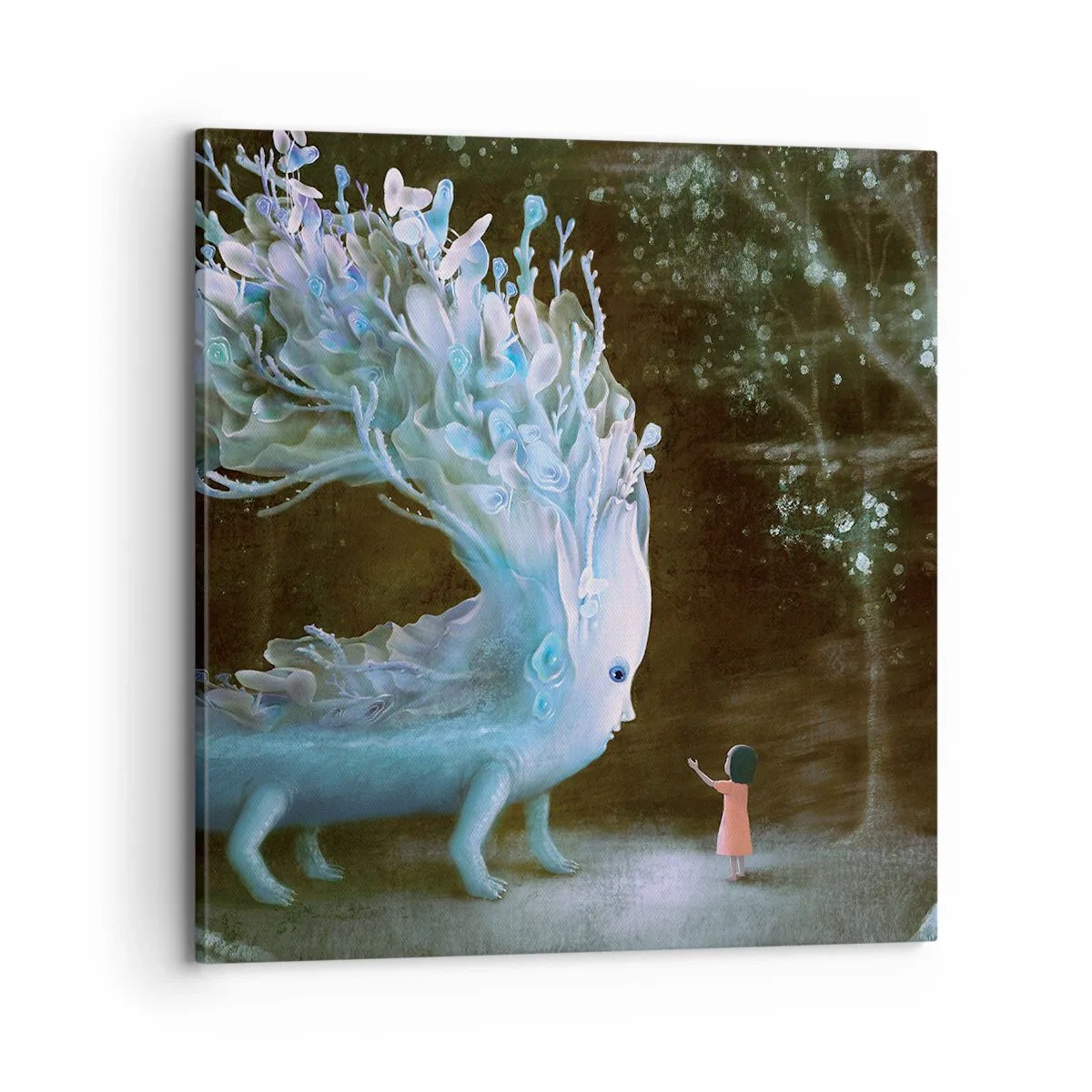 Obraz na płótnie - Fantastyczne spotkanie - 70x70 cm