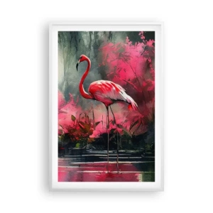 Plakat w białej ramie - Lekcja naturalnego wdzięku - 61x91 cm