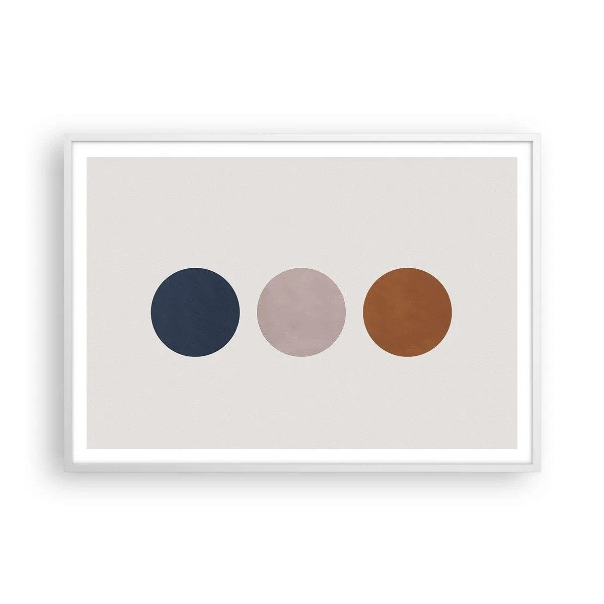 Plakat w białej ramie - Symbol doskonałości - 100x70 cm